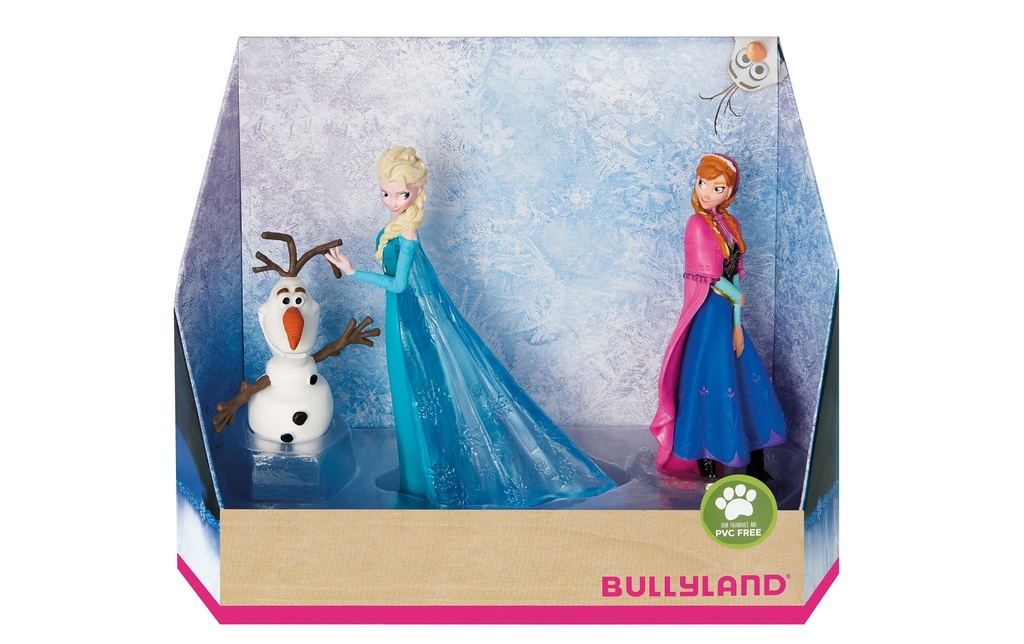 BULLYLAND Ensemble de pions Coffret cadeau Disney congelé 3 pcs.
