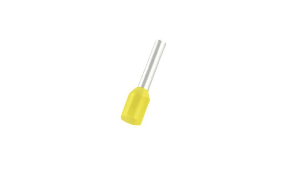 Weidmüller Cosses terminales H1.0/14 Jaune, 500 Pièce/s