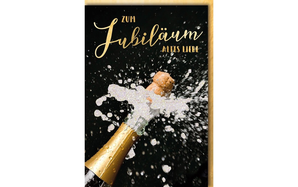 Braun + Company Carte de félicitations Anniversaire 11.5 x 17 cm, enveloppe incluse