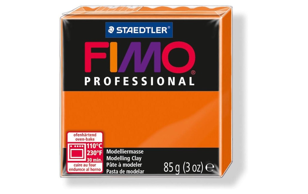 Fimo Matière à modeler Professional Orange, 85g