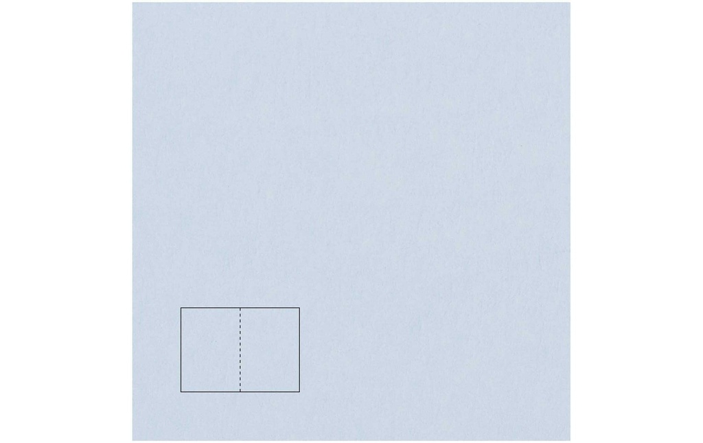 Rico Design Paper Poetry Essentials Carte à volet A6, bleu clair