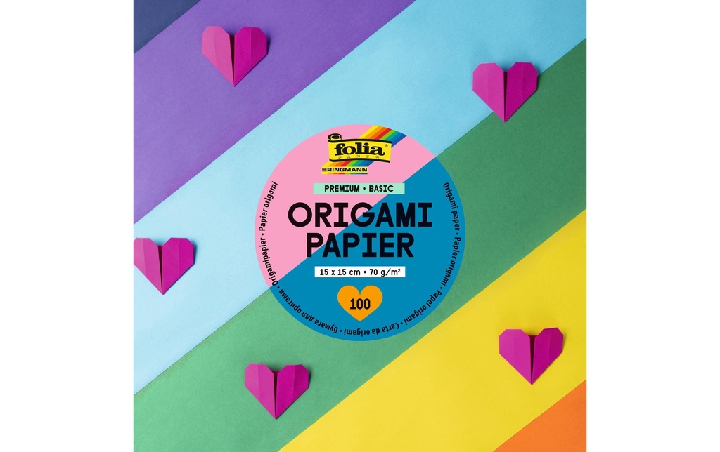 Folia Feuilles origami 15 x 15 cm