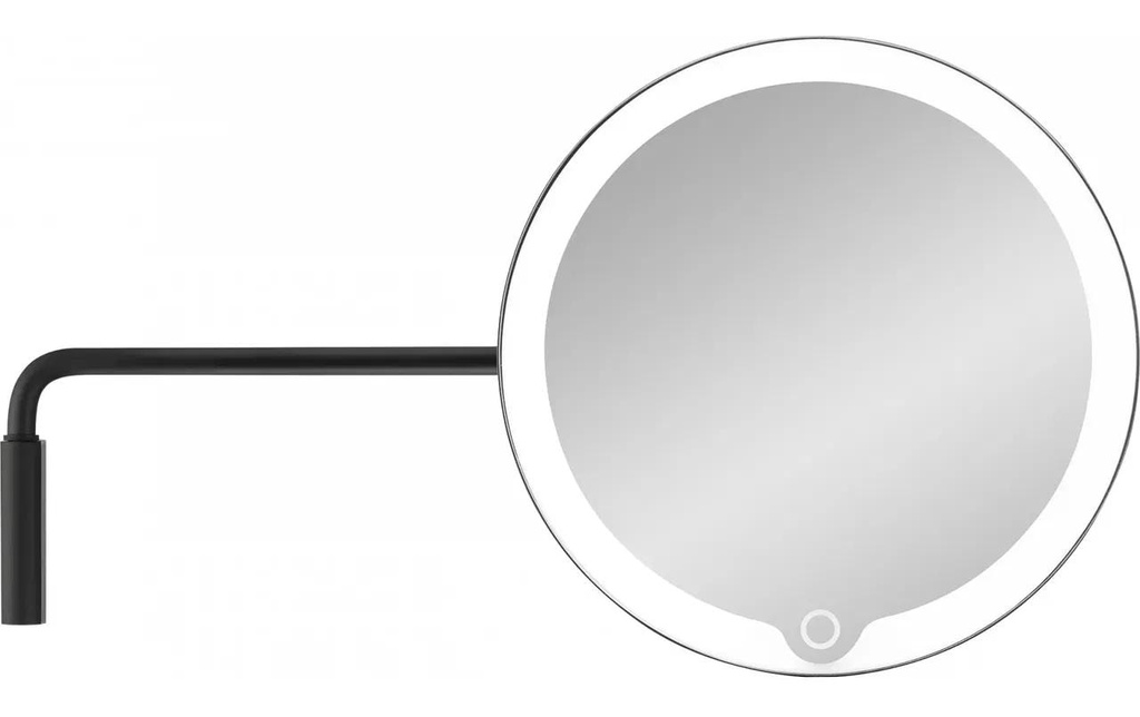 Blomus Miroir cosmétique LED MODO avec support mural, noir