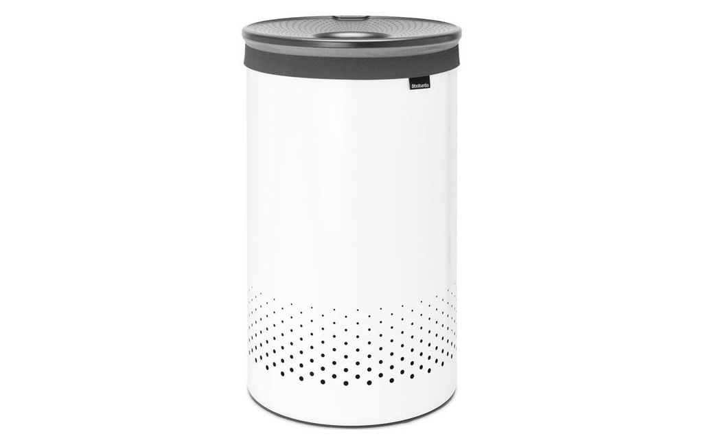Brabantia Corbeille à lessive Blanc, 60 l