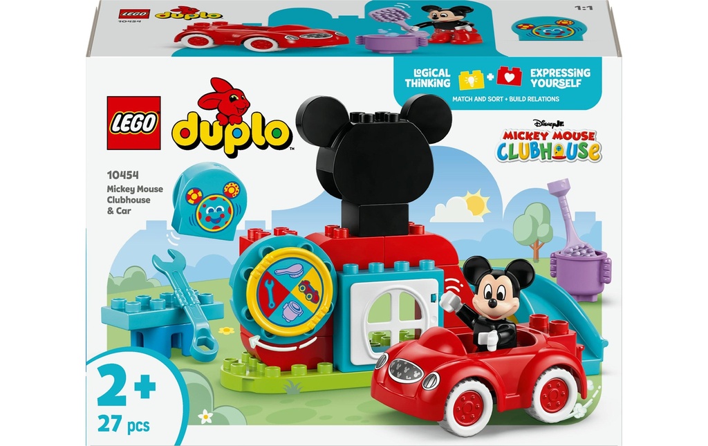 LEGO® DUPLO® Le club-house et la voiture de Micky 10454