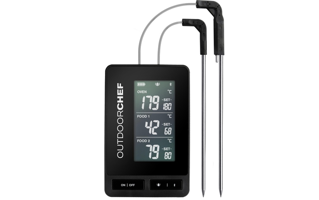 Outdoorchef Mesureur de température intérieure Gourmet Check Pro Bluetooth