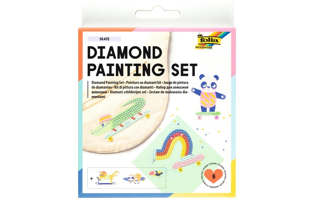 FOLIA Set d'images diamant Skate (959 pces)