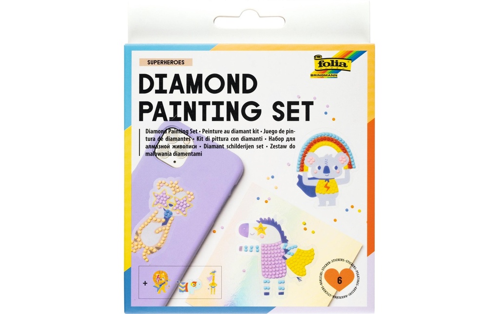 FOLIA Set d'images diamant Superhero (759 pces)