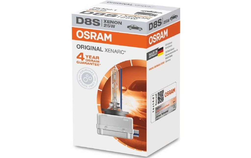 OSRAM Ampoules D8S XENARC 25W PK32d-1 4500K Voiture de tourisme