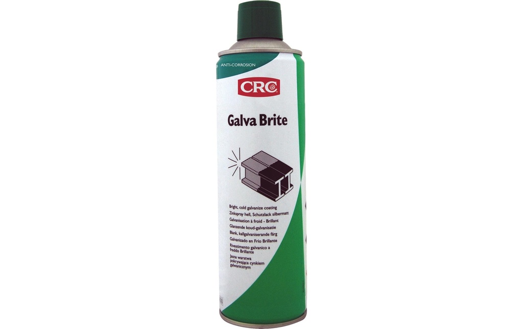 CRC Protection contre la corrosion Galva Brite Argent, 500 ml
