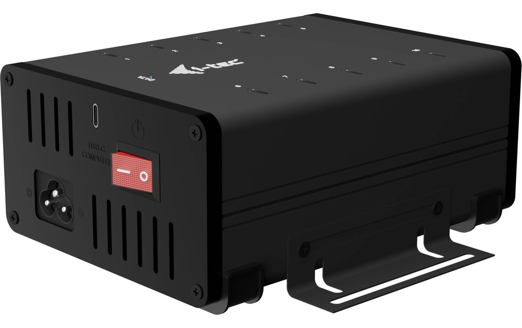 i-tec Hub USB USB-C/USB-A 15 W 10x USB-C