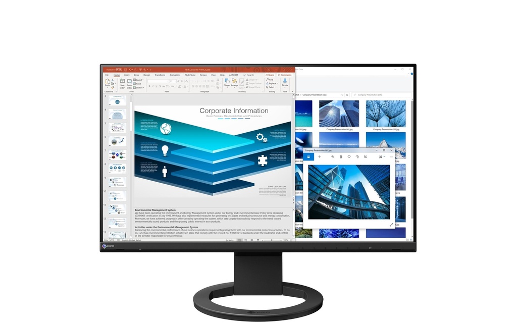 EIZO Moniteur EV2480-Swiss Edition Noir