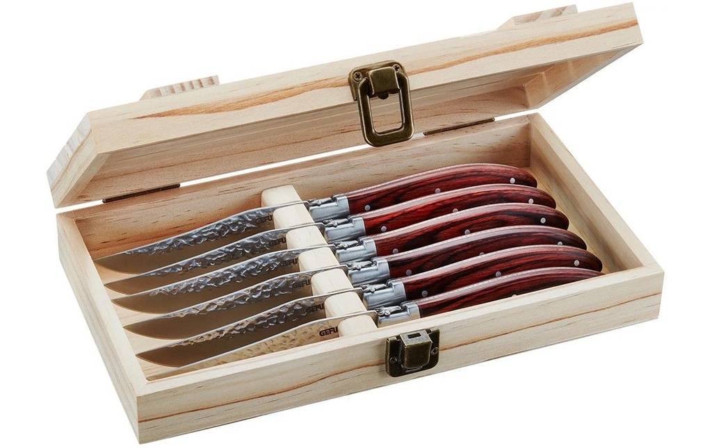 GEFU Kits de couteaux à steak Rancho 6 pièces