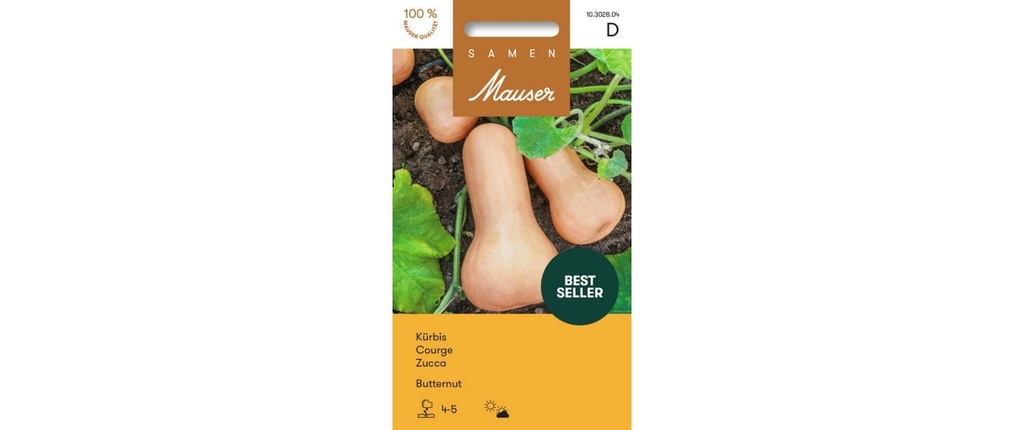 Samen Mauser Semence Citrouille Noyer cendré