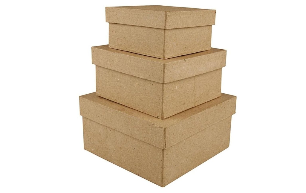 Creativ Company Boîte en carton 5 - 7,5 cm Rectangle, 3 pièces