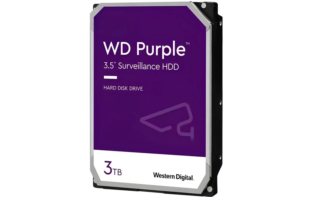 Western Digital Disque dur WD Purple 3.5 SATA 3 TB