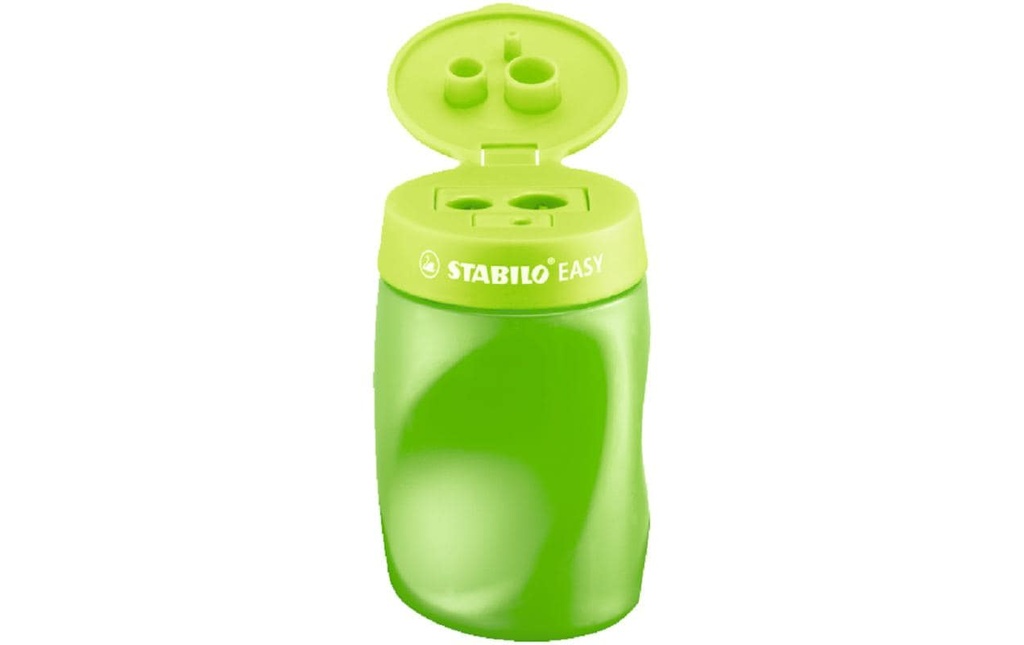 STABILO Taille-crayon Aiguisoir EASY 3 en 1 droitiers Vert