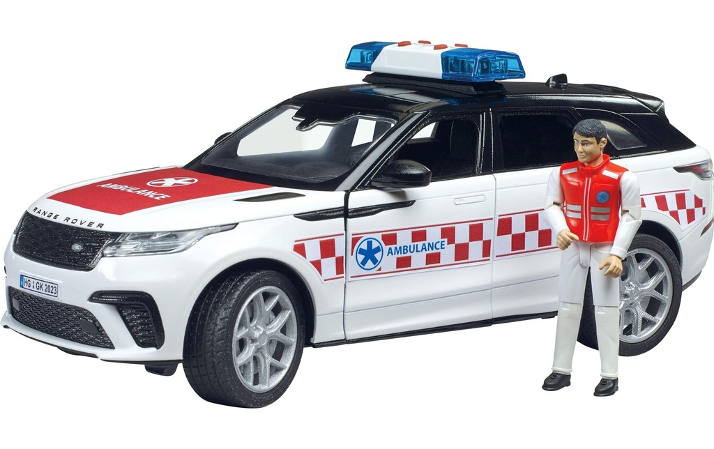 Bruder Spielwaren Range Rover Velar Véhicule d'urgence