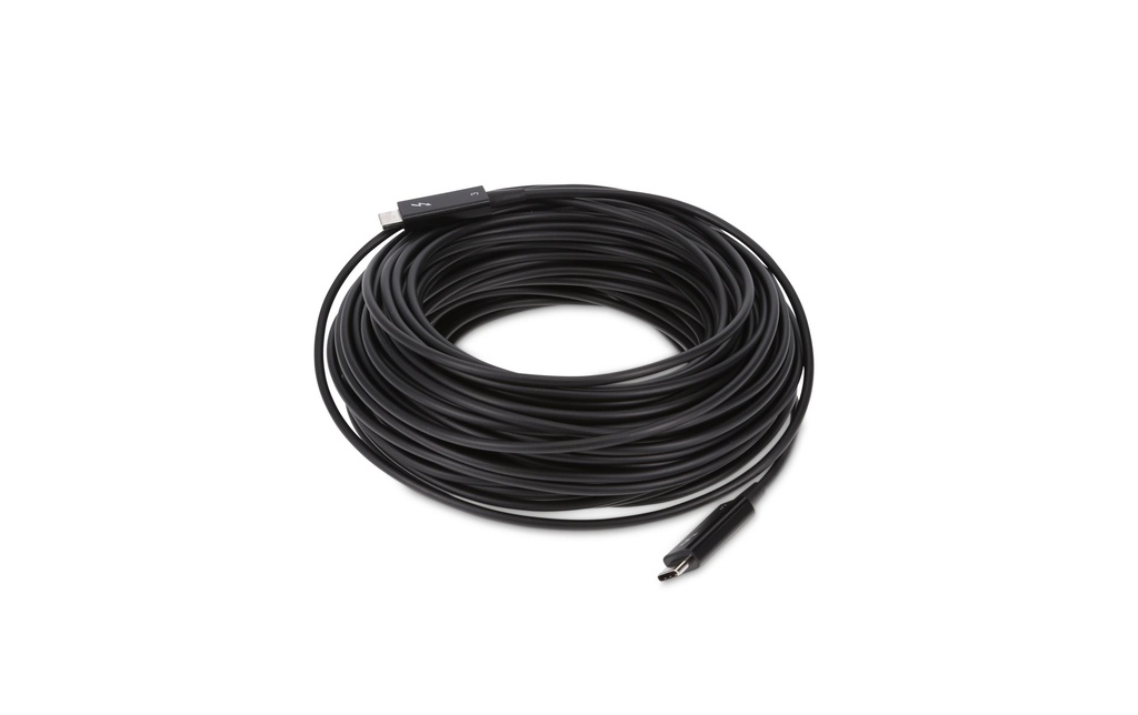 LMP Câble optique Thunderbolt 3 - Thunderbolt 3, 25 m, Noir