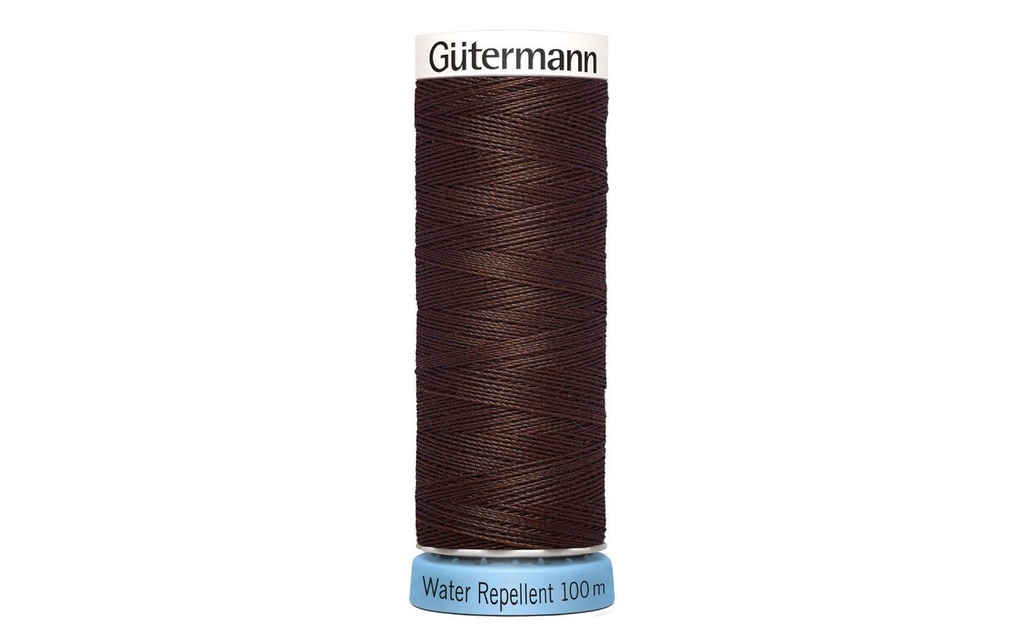 Gütermann Fil à coudre et à broder Water Repellent 1 pièce, Brun