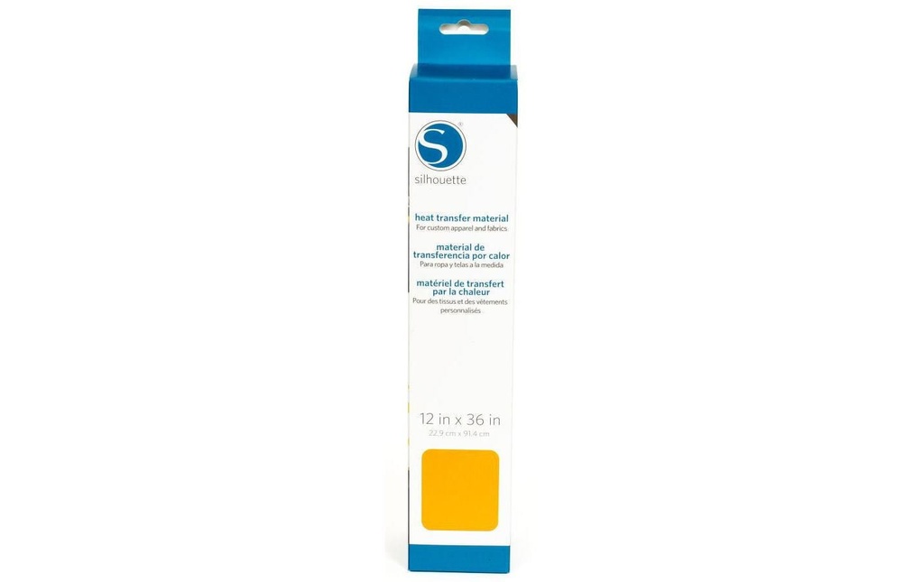Silhouette Film thermocollant 30.5 cm x 90 cm Jaune, lisse