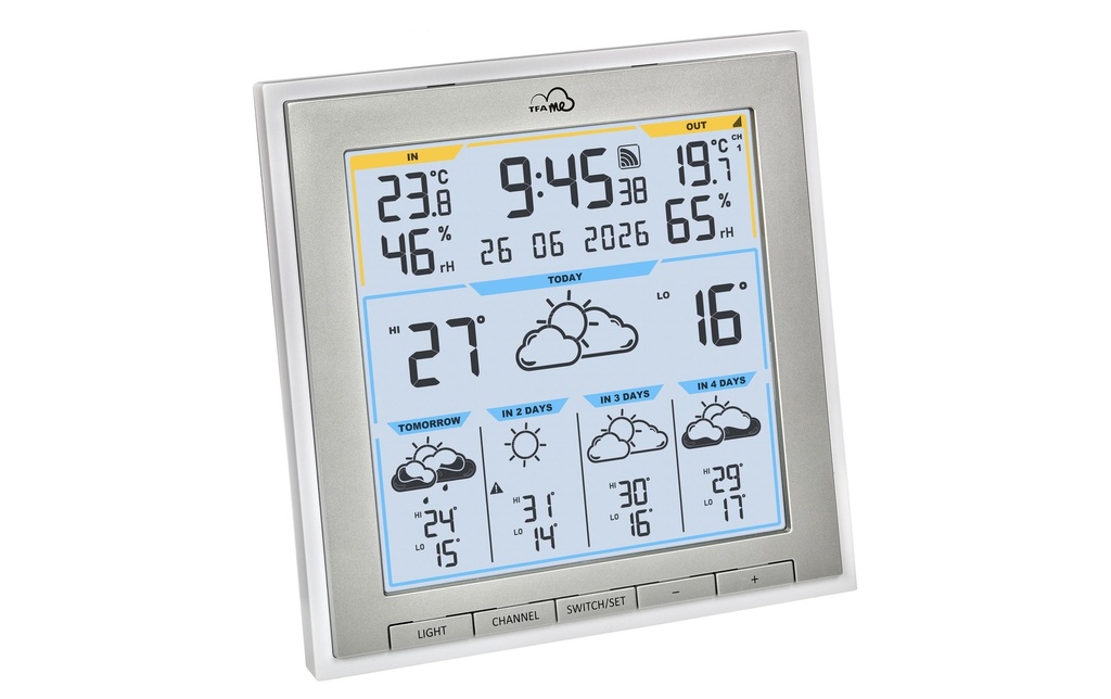 TFA Dostmann Station météo WLAN Blanc