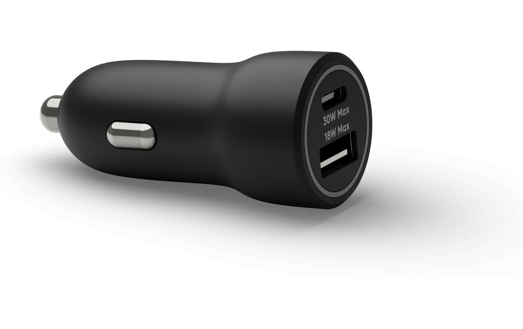 dbramante1928 Chargeur de voiture Re-charge USB-C + USB-A Noir