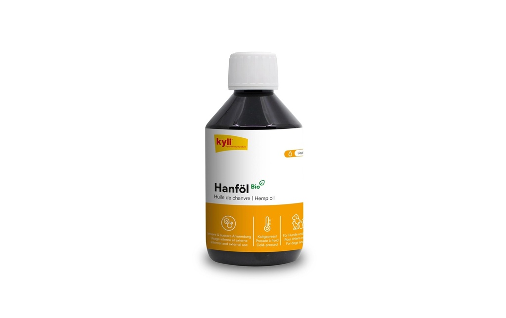 kyli Supplément alimentaire pour chiens Huile de chanvre, 250 ml