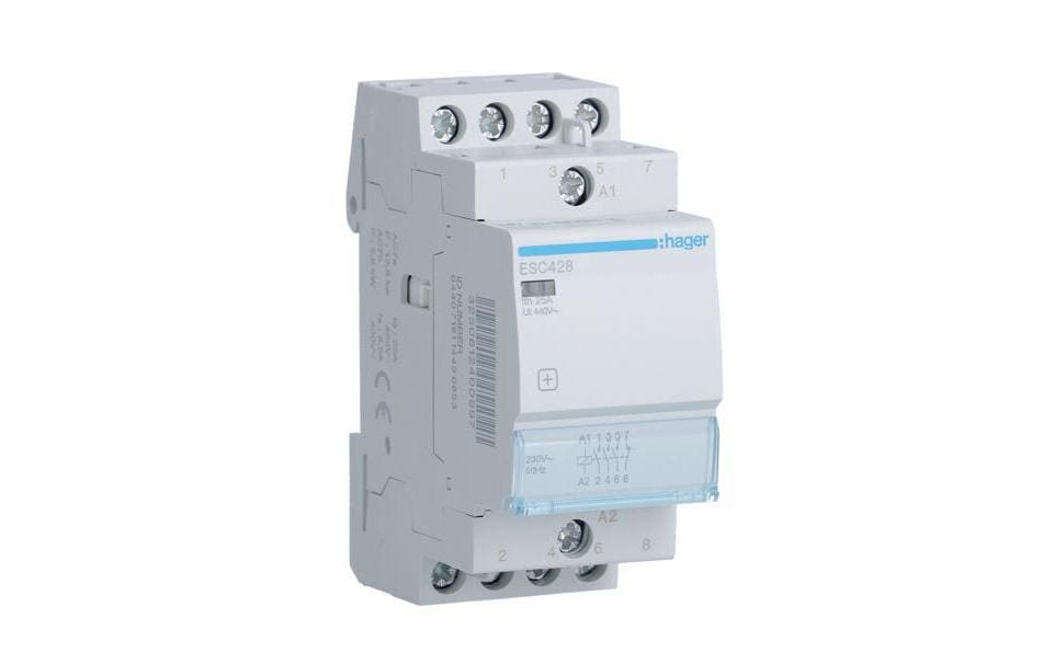 Hager Contacteur 25A 3S+1Ö, 230V