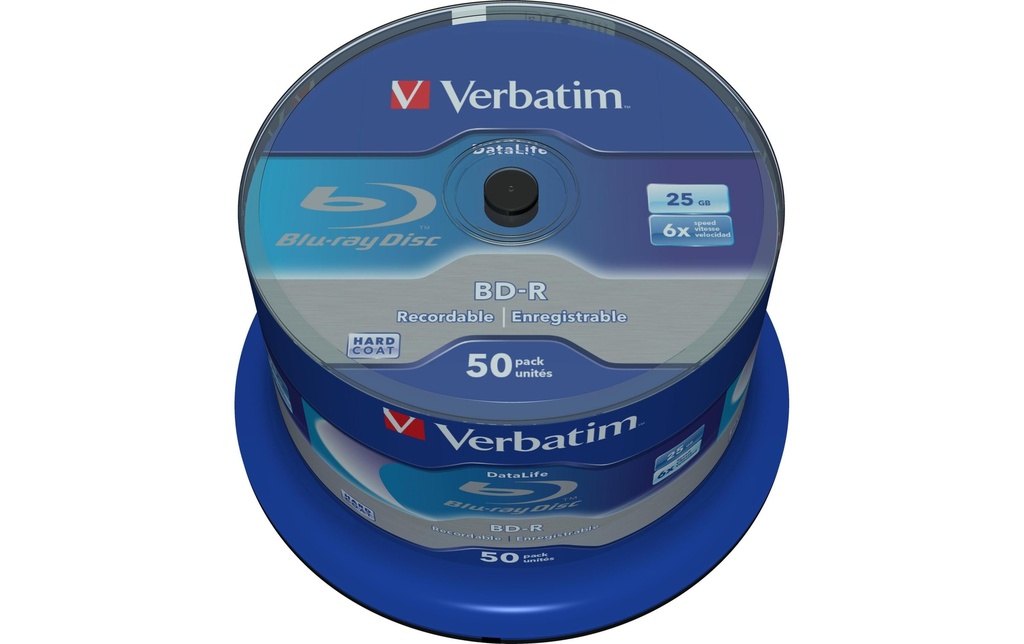 Verbatim BD-R 25 GB, tour (50 Pièce/s)