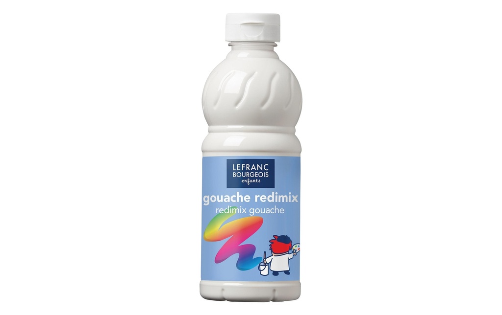 LEFRANC Peintures tempera Redimix 500 ml, Blanc