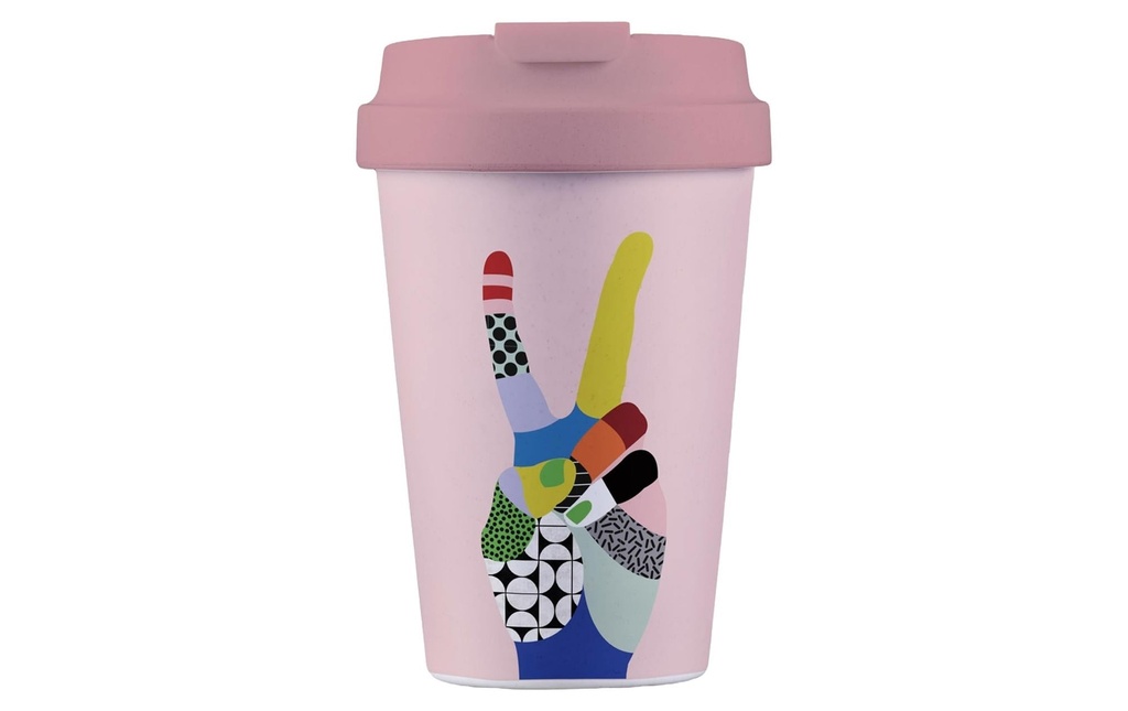 BioLoco Gobelet de plein air Easy Cup-Peace 350 ml