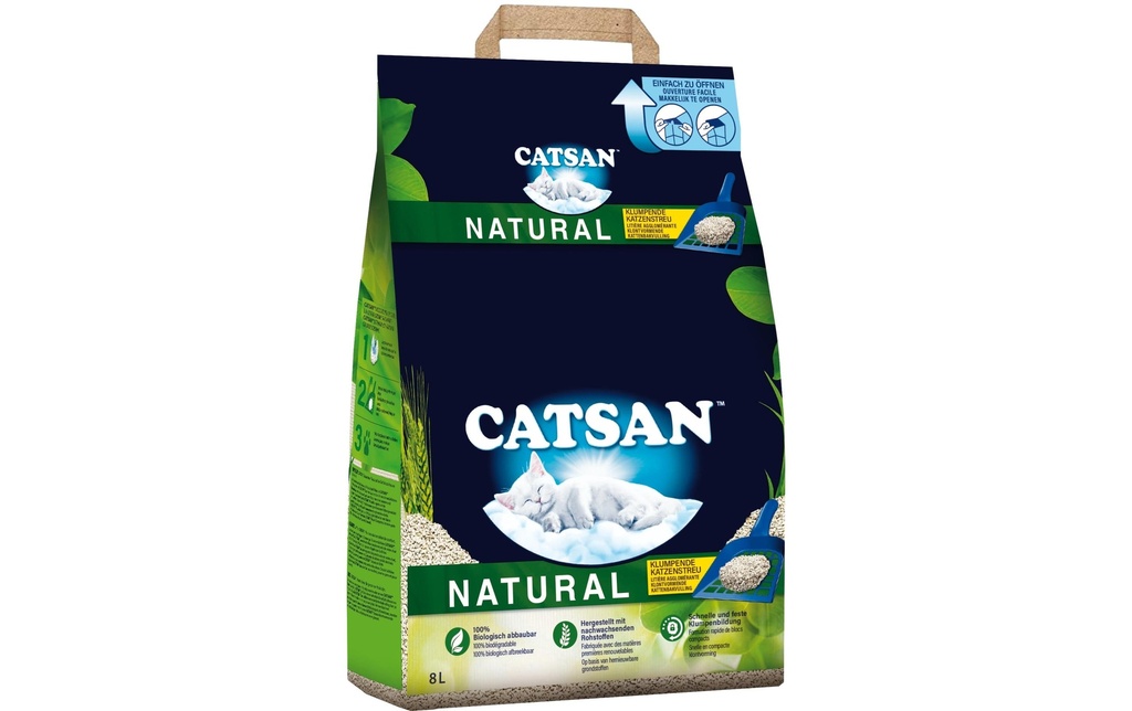Catsan Litière pour chat Natural 8 l