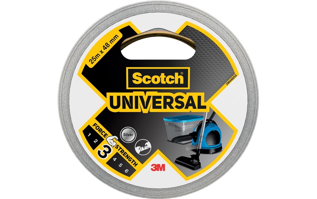Scotch Ruban adhésif Scotch Universal 48 mm x 25 m, Argenté