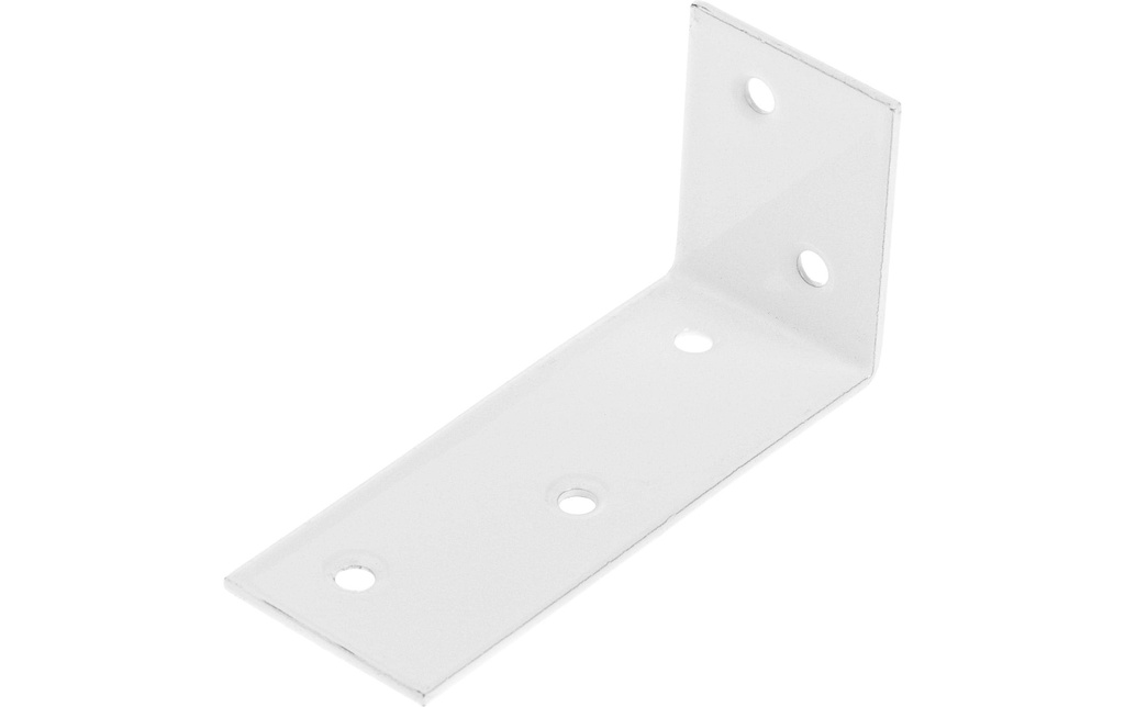 STRUCT Équerre de construction 40 x 80 x 30 mm, Blanc