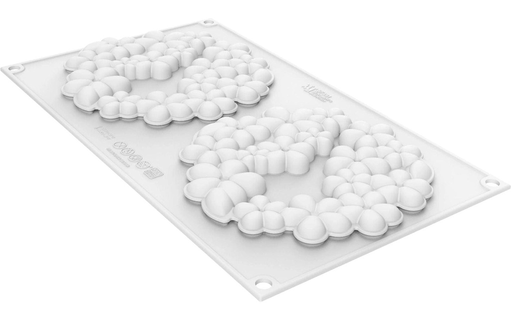 Silikomart Moule en silicone Floral moyen