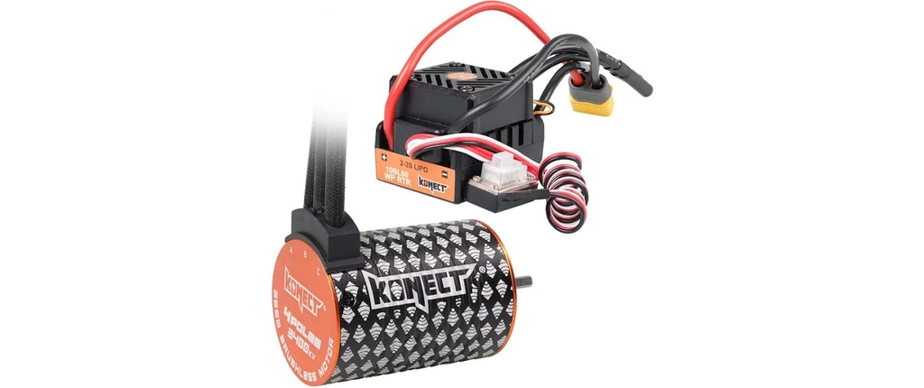 Konect Kits d’entraînement sans brosse 3400Kv 60Amp WP moteur 4P 3650SL
