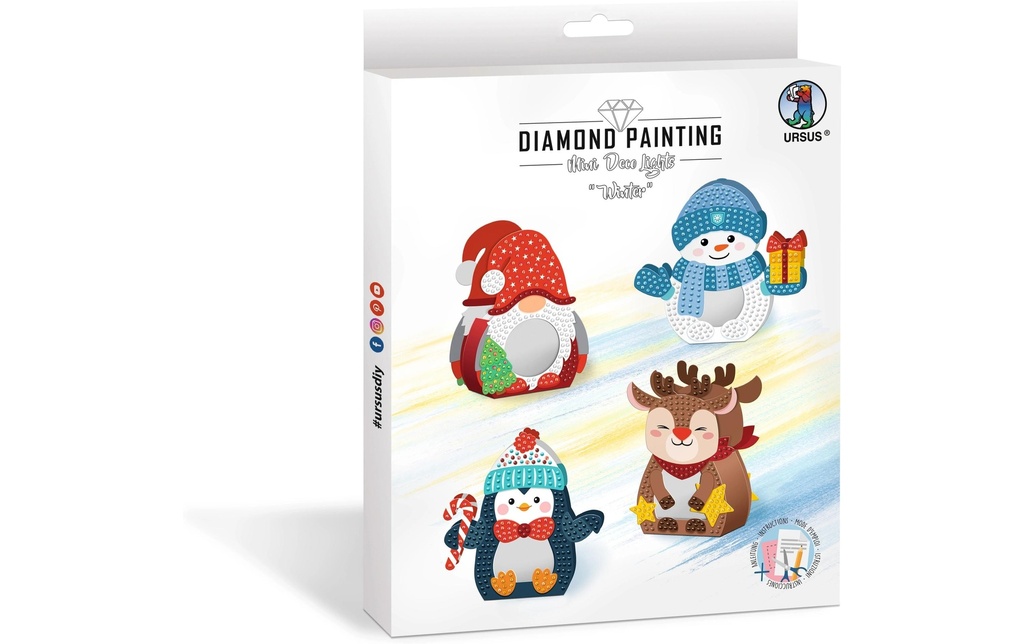 URSUS Kits de bricolage Diamond Painting Winter