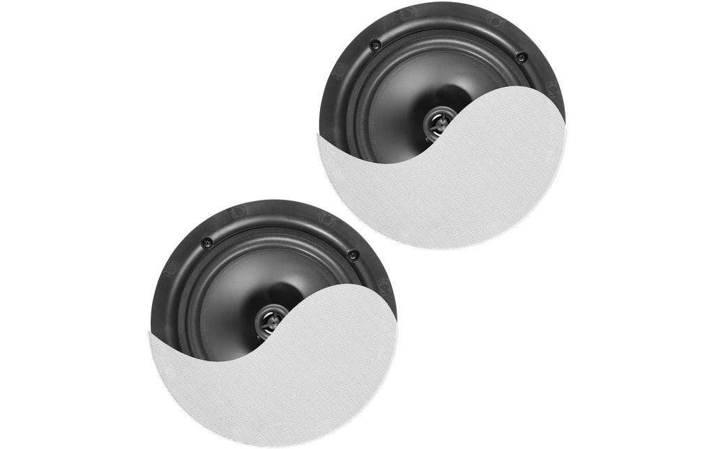Power Dynamics Haut-parleur de plafond NCBT5 Lot de 2, 2x 20W, blanc