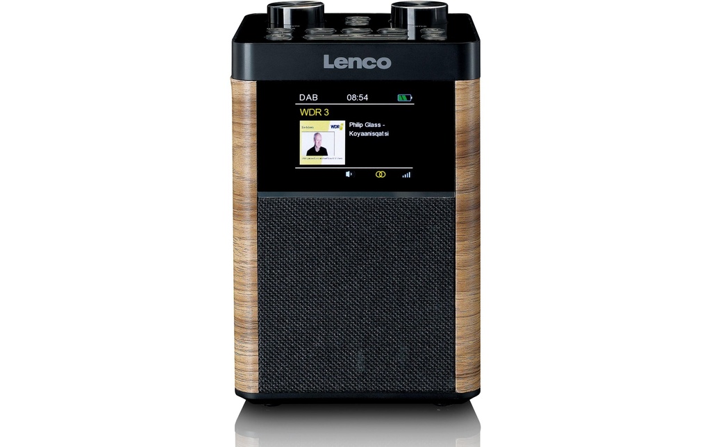 Lenco Radio DAB+ PDR-060WD Noir/Blanc