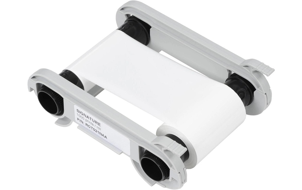 Evolis Ruban encreur Zenius, Primacy Blanc Bandeau de signature