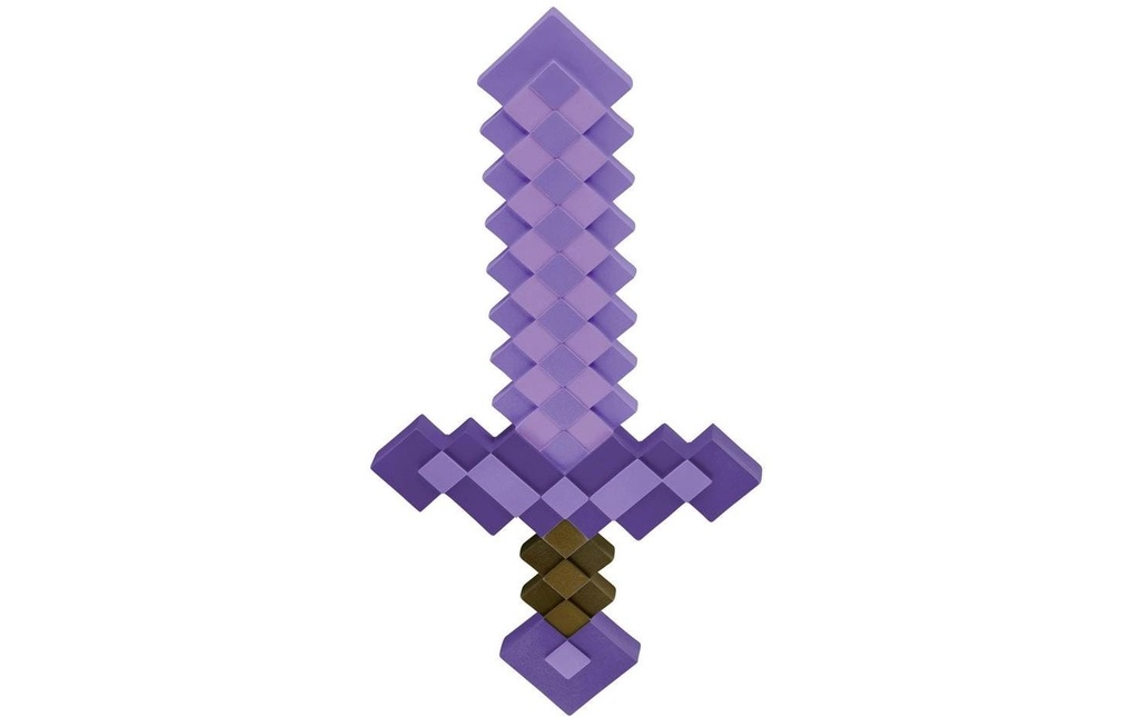 Disguise Réplique plastique de l'épée enchantée de Minecraft Violet