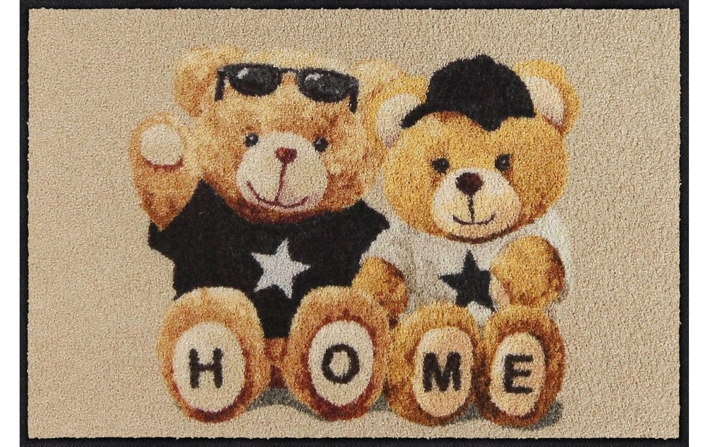 Salonlöwe Tapis de sol Accueil Nounours 50 x 75 cm