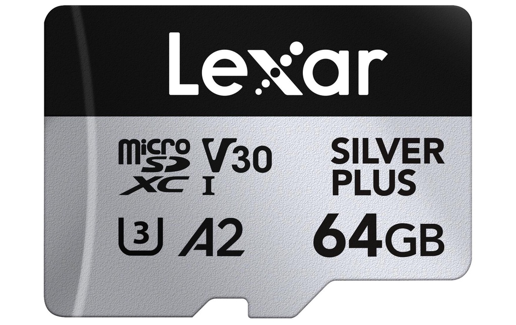 Lexar Carte microSDXC Professional Silver Plus 64 GB