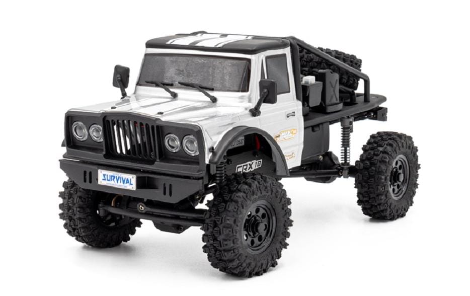 Hobbytech Scale Crawler CRX18 Flat Cage 4WD Argent, RTR, 1:18