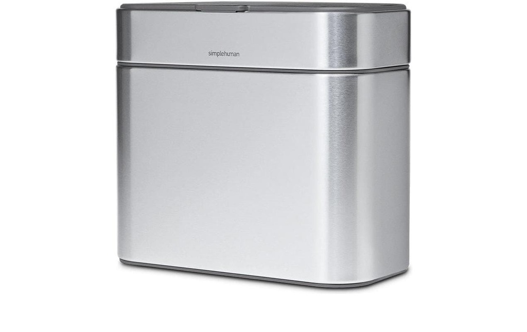 Simplehuman Seau à compost Caddy 4 l, Argenté