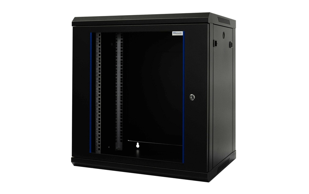 Wirewin Coffre de mur 600X450X12U Pro 3rd Gen 19 / 12HE / Noir