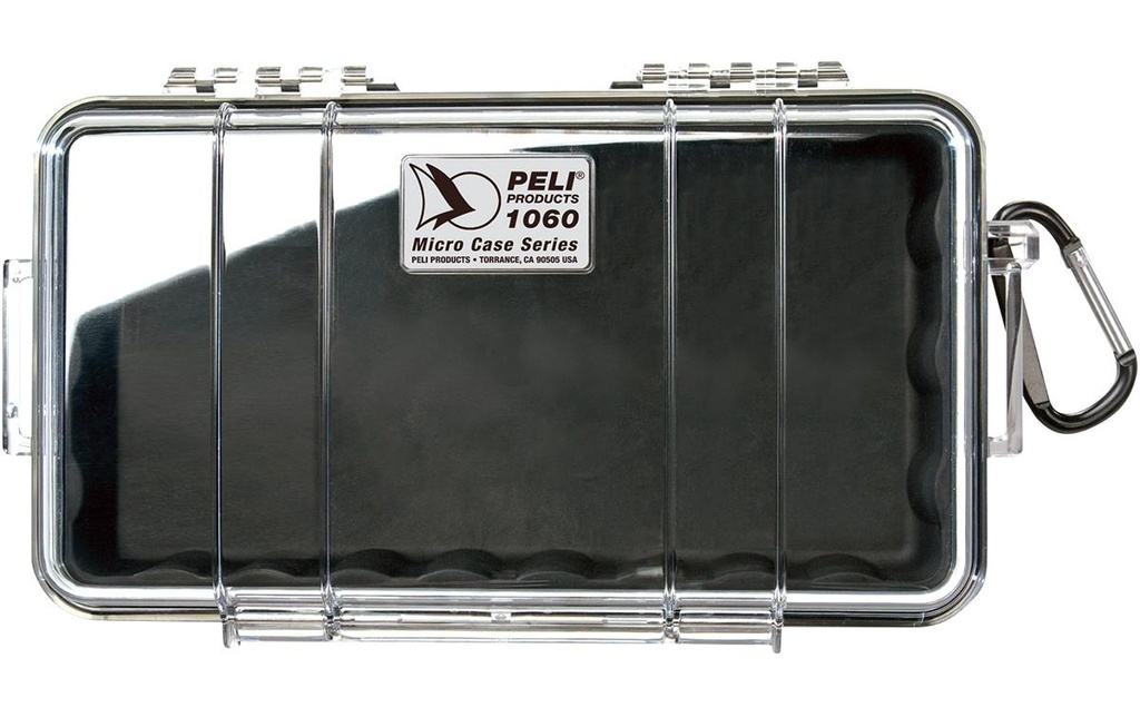 Peli Mallette de protection Micro 1060 sans garniture en mousse, Noir