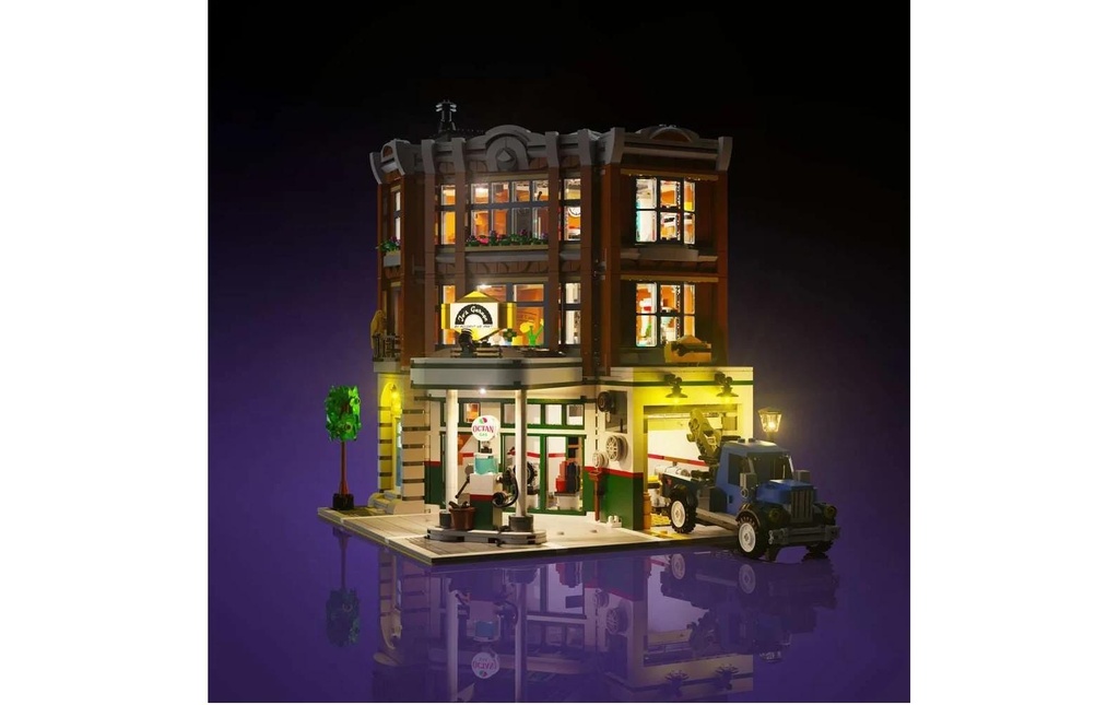 Light My Bricks Lumières-LED pour LEGO® LMB 2.0 pour 10264 Garage d'angle
