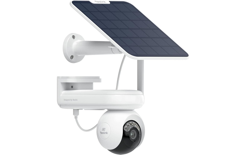 Reolink Caméra réseau B660 Altas PT Ultra + solaire Vision nocturne 360° 4K ColorX 8 MP